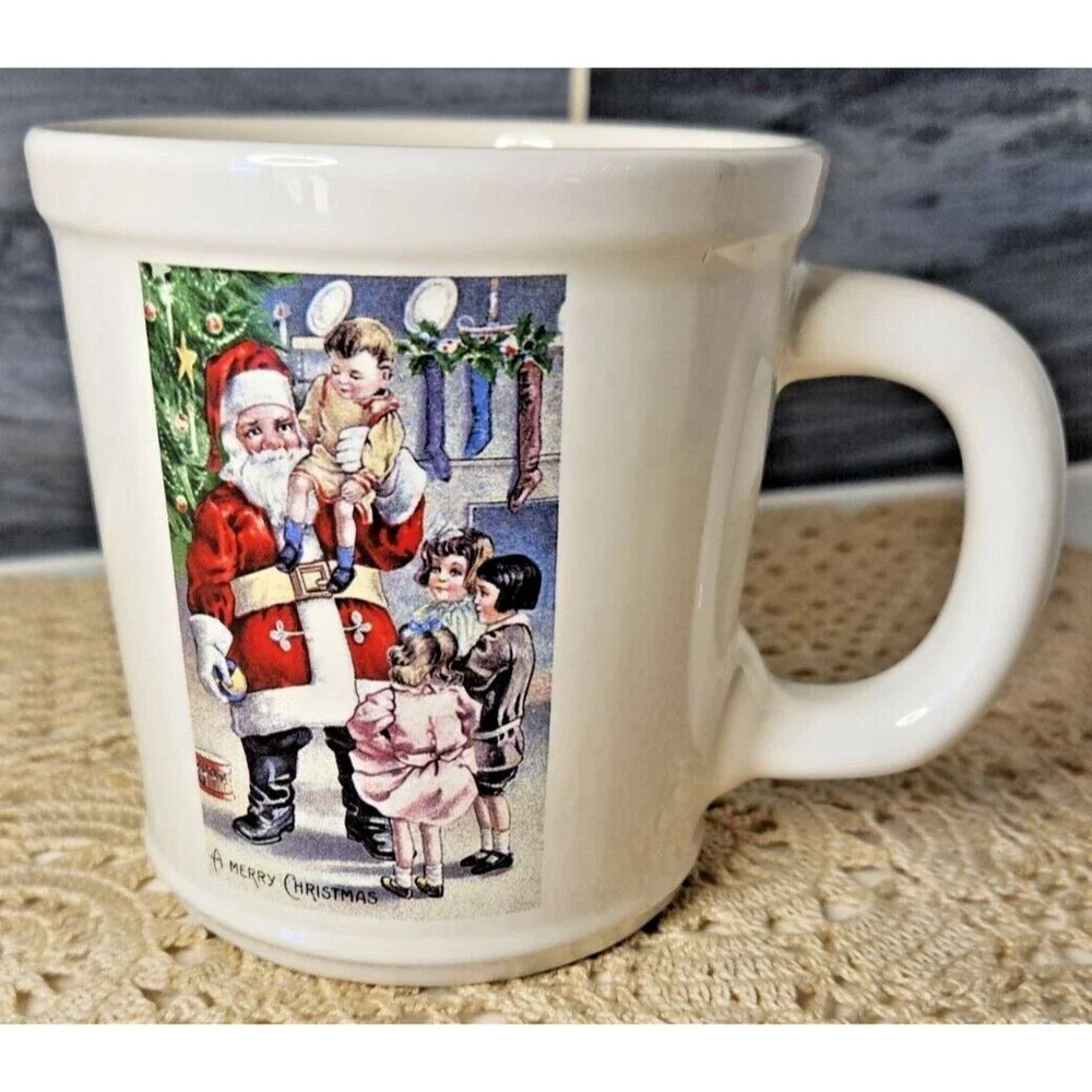Vintage Ceramic Christmas Mug by Magenta Exclusive Merry Christmas  (READ)